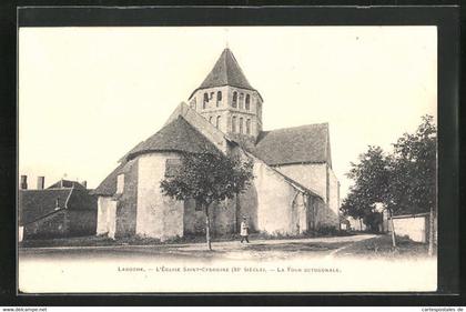 CPA Laroche, l'Eglise Saint-Cydroine, la Tour Octogonale