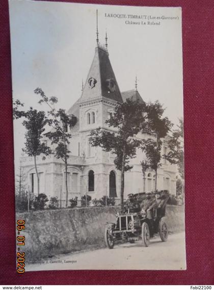 CPA - Laroque-Timbaut - Château Le Roland