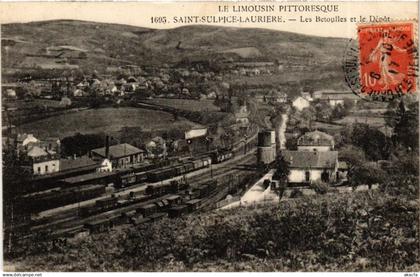 CPA St-SULPICE-LAURIERE Les Betoulles et le Depot (611215)