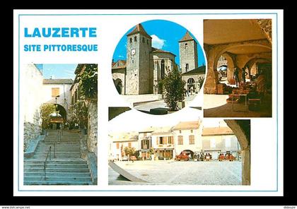 82 - Lauzerte - Multivues - Petit train touristique - Carte Neuve - CPM - Voir Scans Recto-Verso