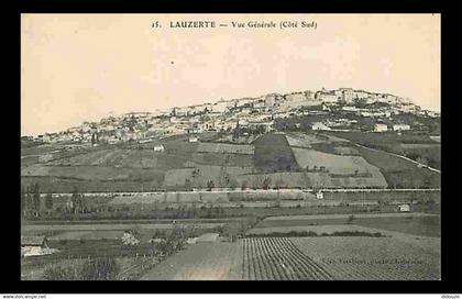 82 - Lauzerte - Vue Générale - Coté sud - Correspondance - CPA - Voir Scans Recto-Verso