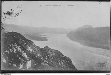 Le Lac du Bourget vu de la Chambotte