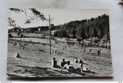 Cpm 1959, le Chambon sur Lignon, la plage, Haute Loire 43