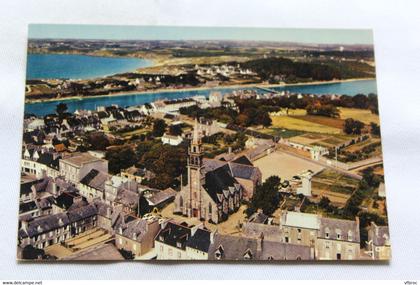 Cpm, le Conquet, l'église paroissiale, la presqu'ile de Kermorvan, Finistère 29