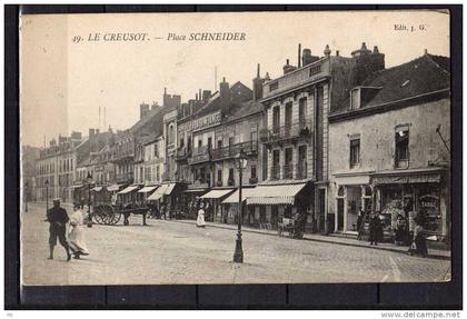 71 - Le Creusot - Place Schneider - Boutiques