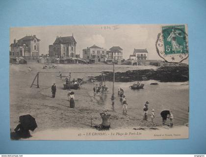 CPA Le Croisic   La Plage de Port-Lin  1914