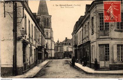 CPA Le Grand Luce Rue Nationale (1429719)