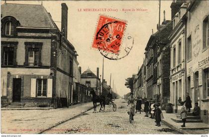 CPA Le Merlerault Orne - Route de Nonant (800317)