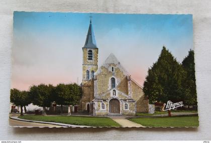 Cpsm, le Mesnil saint Denis, l'église saint Denis , Yvelines 78