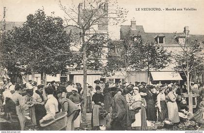 27 - EURE - LE NEUBOURG - marché aux volailles - gros plan animé - superbe - 10973