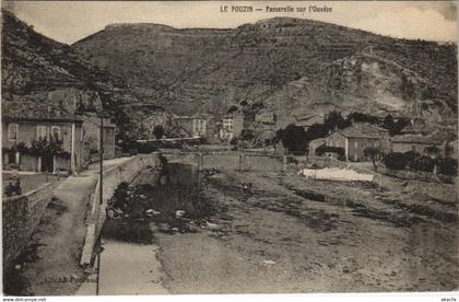 CPA LE POUZIN - Passerelle sur l'Ouvéze (142974)