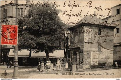 CPA LE PRE-SAINT-GERVAIS La Fontaine (1353857)