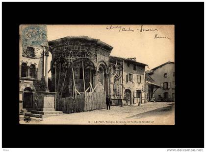 43 LE PUY-EN-VELAY - Temple de Diane et Fontaine Crozatier - 2