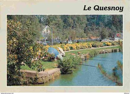 59 - Le Quesnoy - Entrée Pont Rouge - Flamme Postale - CPM - Voir Scans Recto-Verso