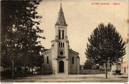 CPA AK Le TEIL L'Église (660679)