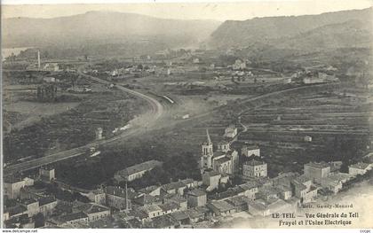 CPA Le Teil Vue générale Frayel et l'Usine électrique