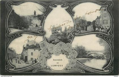 SOUVENIR DE LEMPDES CARTE MULTIVUES