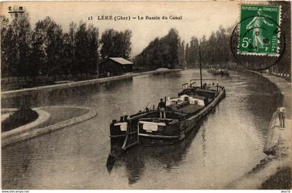 CPA Lere - Léré - Le Bassin du Canal (634711)