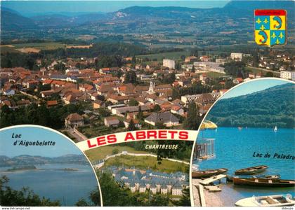 38 - Les Abrets - Multivues - Blasons - CPM - Carte Neuve - Voir Scans Recto-Verso