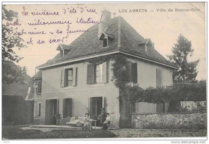 Carte Postale Ancienne LES ABRETS