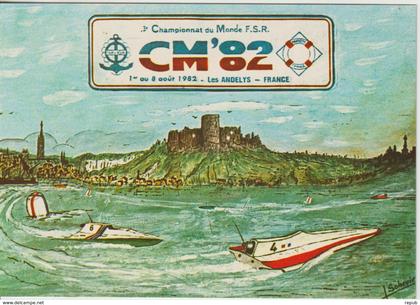 Les Andelys 1982 3ème championnat du monde de radio-modélisme naval