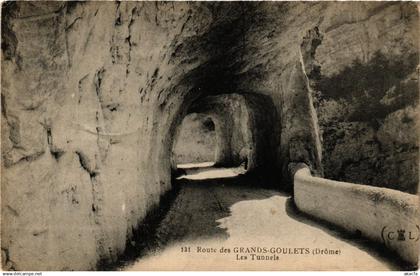 CPA Route des GRANDS-GOULETS - Les Tunnels (351663)