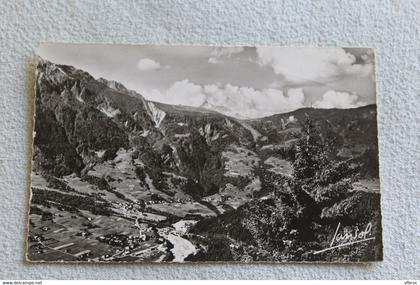 Cpsm, les Houches, vue générale, Haute Savoie 74