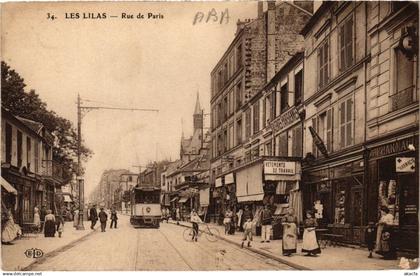 CPA LES LILAS Rue de Paris (1353361)