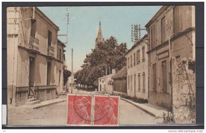 17 - Les Mathes - Rue de l'Eglise  - colorisée