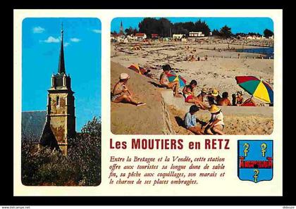 44 - Les Moutiers en Retz - Multivues - Blasons - Voir Timbre - CPM - Voir Scans Recto-Verso