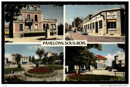 93 Les Pavillons-sous-Bois multi vue poste D93D C93057C RH089454