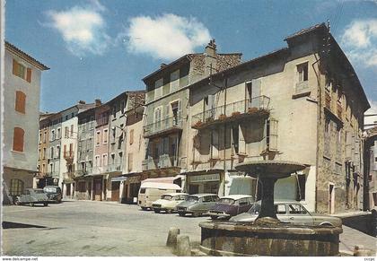 CPSM Les Vans Place du Marché