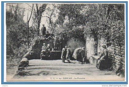 64 - LESCAR -- La fontaine