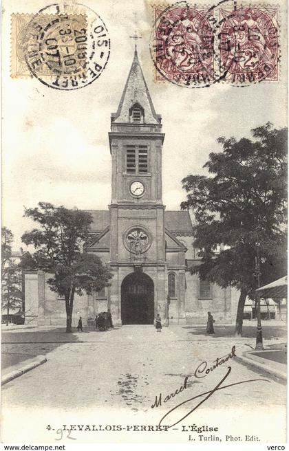 Carte POSTALE Ancienne de LEVALLOIS - PERRET -