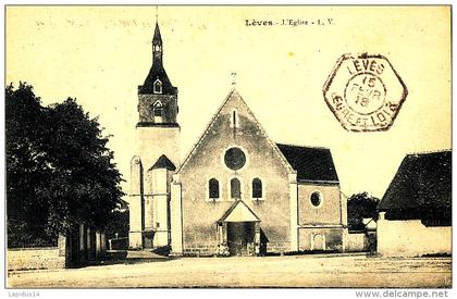 AJ 852-  C P A -LEVES    (28)    L'EGLISE