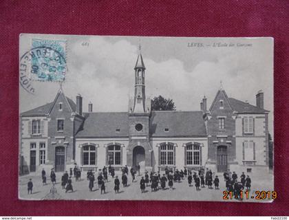 CPA - Lèves - L'Ecole des Garçons