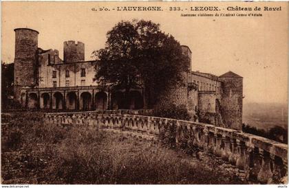 CPA AK L'Auvergne LEZOUX Chateau de RAVEL (409294)