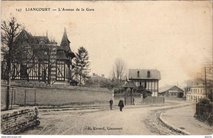 CPA LIANCOURT - L'Avenue de la Gare (130766)