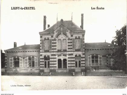 Carte postale ancienne de LIGNY le CHATEL