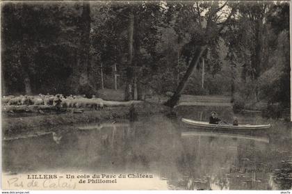 CPA LILLERS-Un coin du Parc du Cháteau de Philiomel (43903)