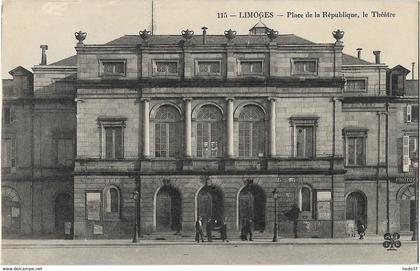 Limoges - Place de la République, le Théâtre