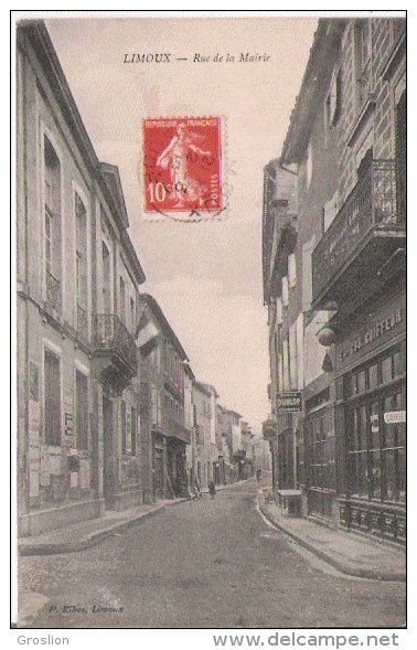 LIMOUX RUE DE LA MAIRIE 1912