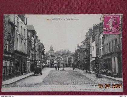 CPA - Lisieux - La Place Gambetta