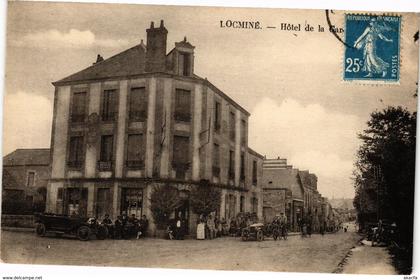 CPA LOCMINE. - Hotel de la gare (193051)