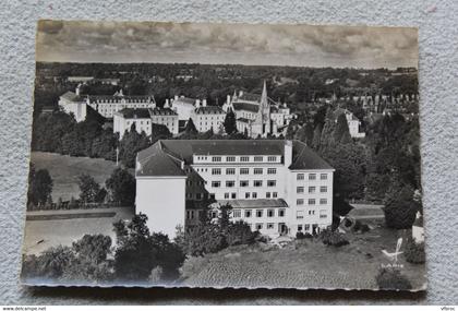 Cpm 1963, Locmine, vue générale, maison mère des filles de Jésus, Morbihan 56