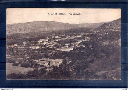 69. loire sur rhône. vue générale. pliure légere