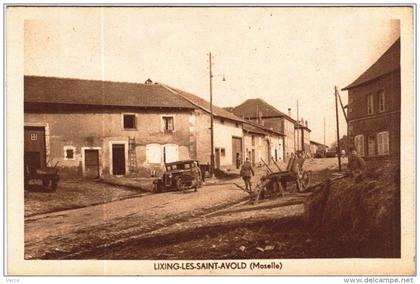 Carte Postale Ancienne de LIXING LES SAINT AVOLD