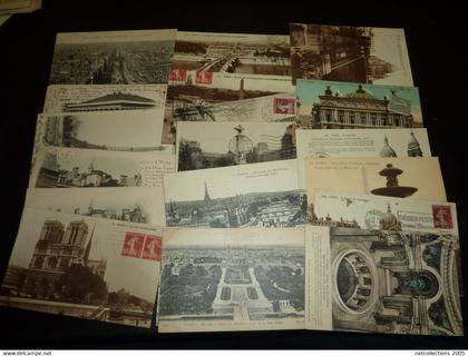 PARIS LOT DE 20 CARTES TOUTE DIFFERENTES - 75 PARIS (C.B)