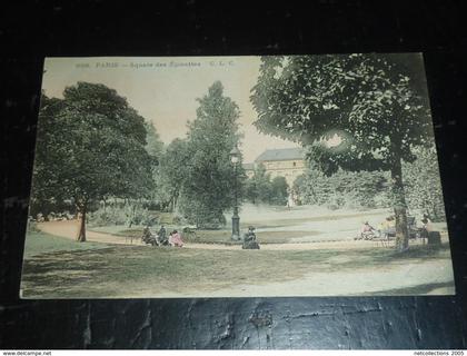 PARIS - LOTS DE 9 CARTES POSTALES ANCIENNES SUR LES SQUARES DE PARIS - LOTS INTERESSEANT - 75 PARIS (Z)