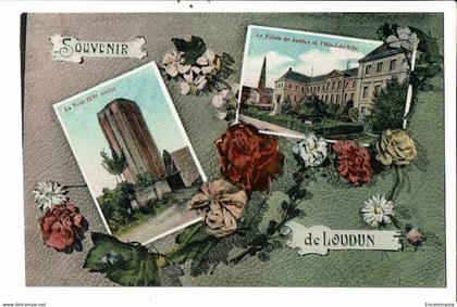 CPA Carte Postale-France Loudun- Souvenir de Loudun -Multi vues -1912- VM25533p